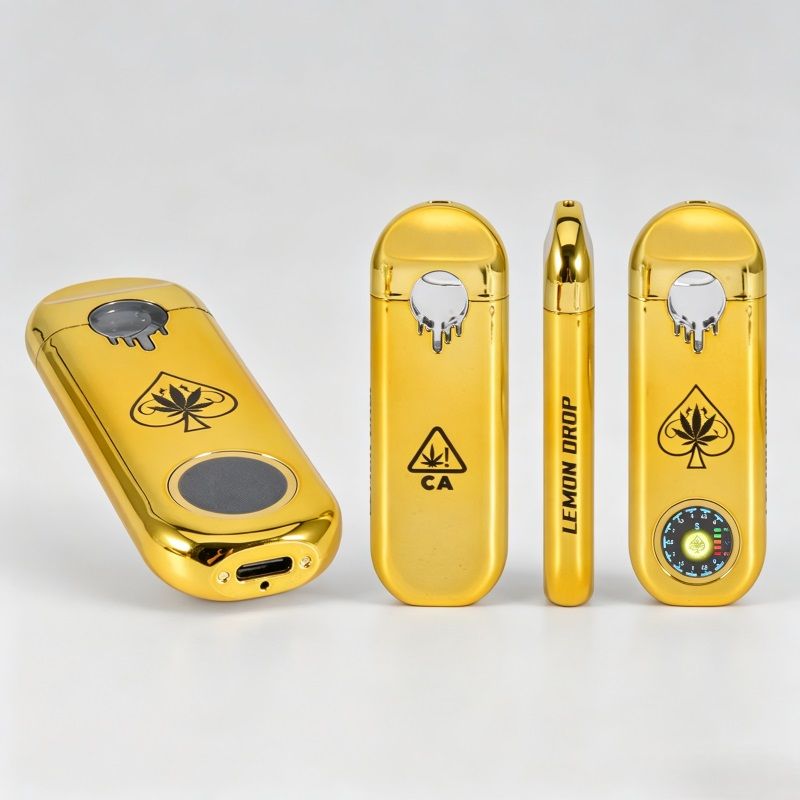 Ace Ultra Premium Gold V6 Empty Disposable Vape 1ml 2ml with 10 Pack Display Box